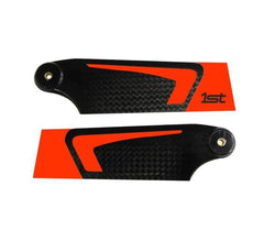 1st Tail Blades CFK 115mm (Orange) - HeliDirect