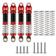 INJORA 53mm Aluminum Threaded Oil Filled Shocks for 1/18 TRX4M (4M-24) - HeliDirect