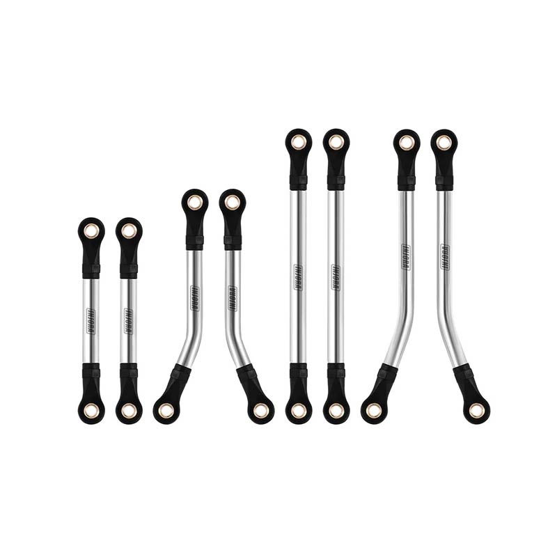 INJORA Stainless Steel High Clearance Links Set For 1/18 TRX4M - HeliDirect