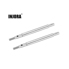 INJORA +2mm Thread Extended Stainless Steel Rear Axle Shafts For 1/18 TRX4M - HeliDirect
