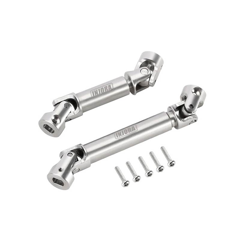 INJORA Stainless Steel Drive Shafts For 1/18 TRX4M - HeliDirect