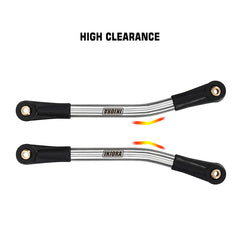 INJORA Stainless Steel High Clearance Links Set For 1/24 AX24 - HeliDirect