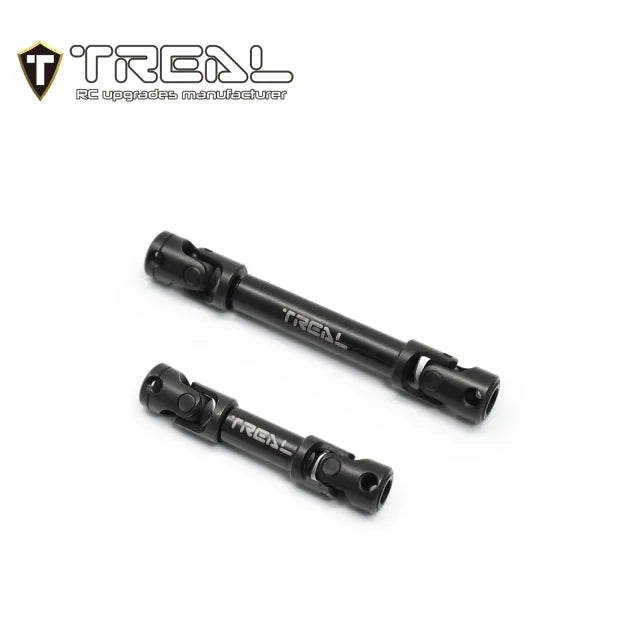 TREAL Heavy Duty Steel Center Slider Driveshaft Set (2P) for 1/18 Traxxas TRX-4M - HeliDirect