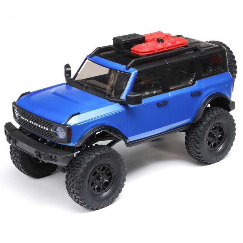 Axial Racing Scx24 2021 Bronco 4WD Truck Brushed RTR, Blue - HeliDirect
