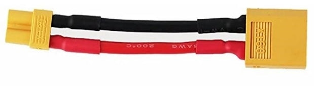 Genuine Amass XT60 Male To XT30 Female - HeliDirect