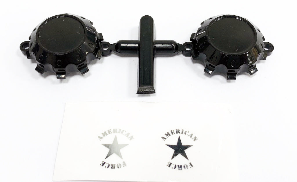 CD0630 American Force H01 CONTRA Wheel Cap (Black, w/ decal) - HeliDirect
