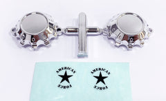 CD0632 American Force H01 CONTRA Wheel Cap (Chrome, w/ decal) - HeliDirect