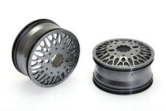 CD0647 KG1 KD014 TRIDENT–D FRONT Wheel (GUNMETAL, 40mm width) 2pcs - Cen Racing USA