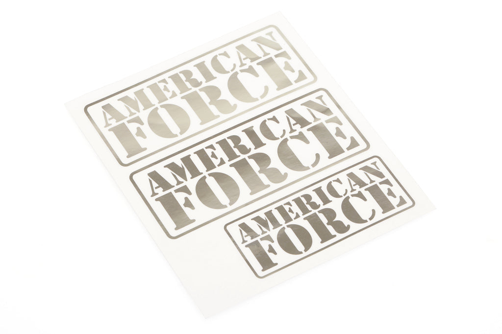 CD0968 American Force Decal Sheet (Chrome) - Cen Racing USA