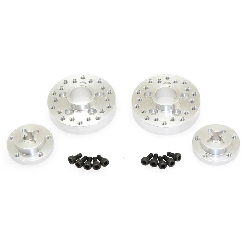 CKD0209 Adjustable Wheel Hub Adapter Set (for KG1 wheel dually REAR, cnc aluminum, screws) - HeliDirect