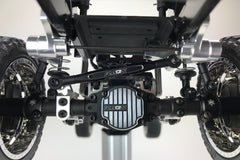 CKD0375 KAOS Panhard Bar & Sterring Tide Rod (57mm, CNC Aluminum, BLACK) DL-Series 3pcs - HeliDirect