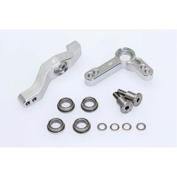 CKQ0401 KAOS Aluminum Steering Set (Ball Bearing Type) Q & MT Series - HeliDirect