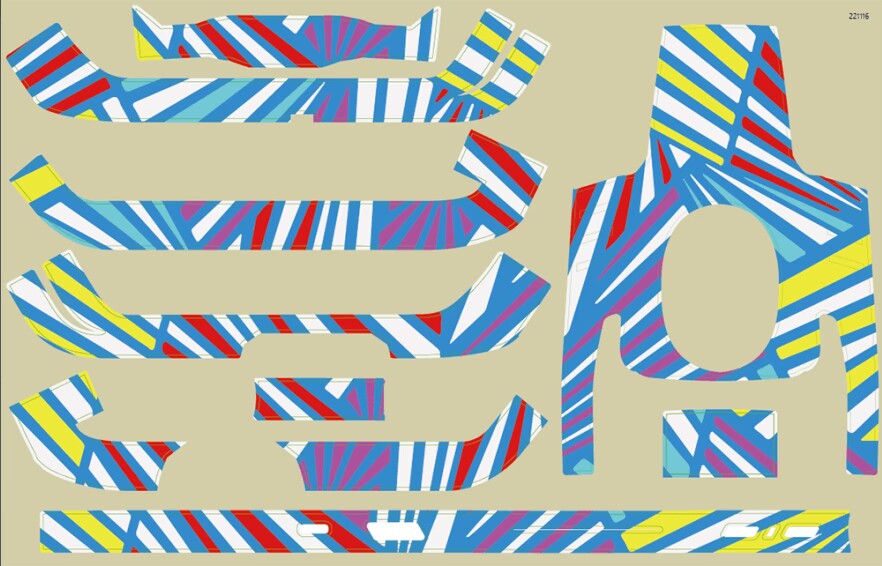 Sticker 02 For LDARC CT01 Radio - HeliDirect