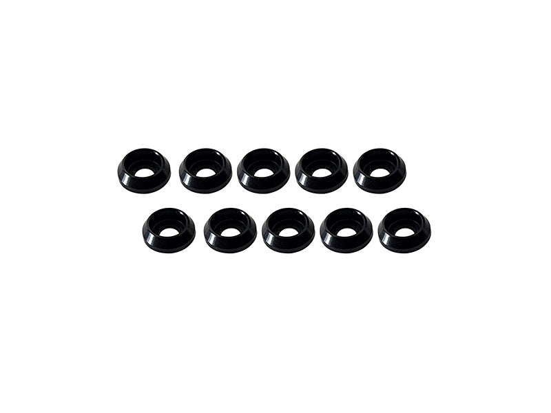 Aluminum C washer M2.5 Black - HeliDirect