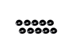 Aluminum C washer M2.5 Black - HeliDirect