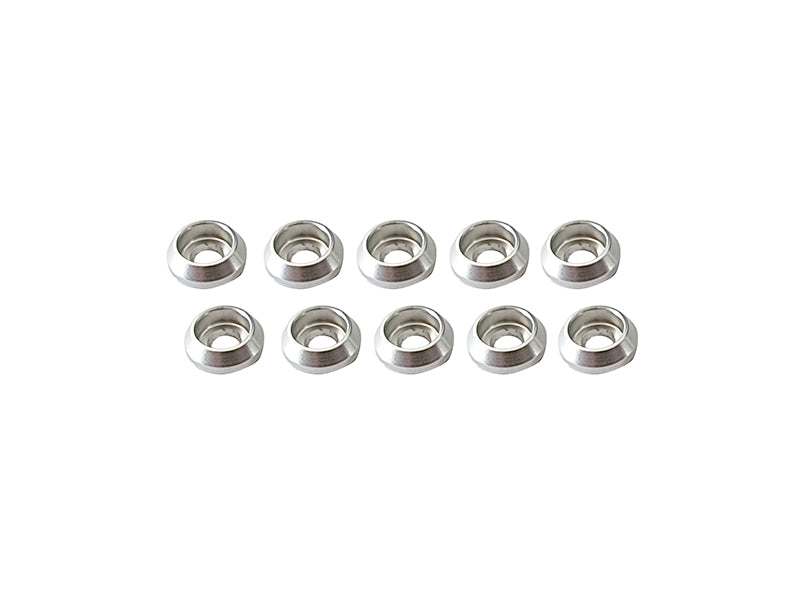 Aluminum C washer M2.5 Silver - HeliDirect