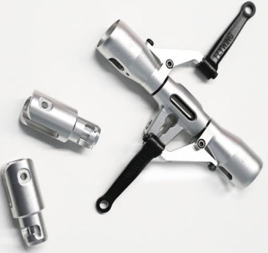 FlywingRC FW450 V3 Quick Release Blades Grip Metal Rotor Head Set - HeliDirect