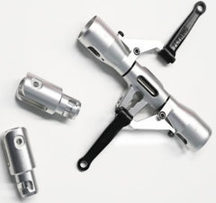 FlywingRC FW450 V3 Quick Release Blades Grip Metal Rotor Head Set - HeliDirect