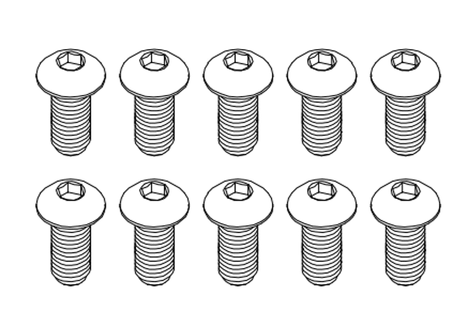 Vis Torx M2.5x6mm - Lot De 10 Pièces, Neuf, Pour Réparations Électroniques & Précision