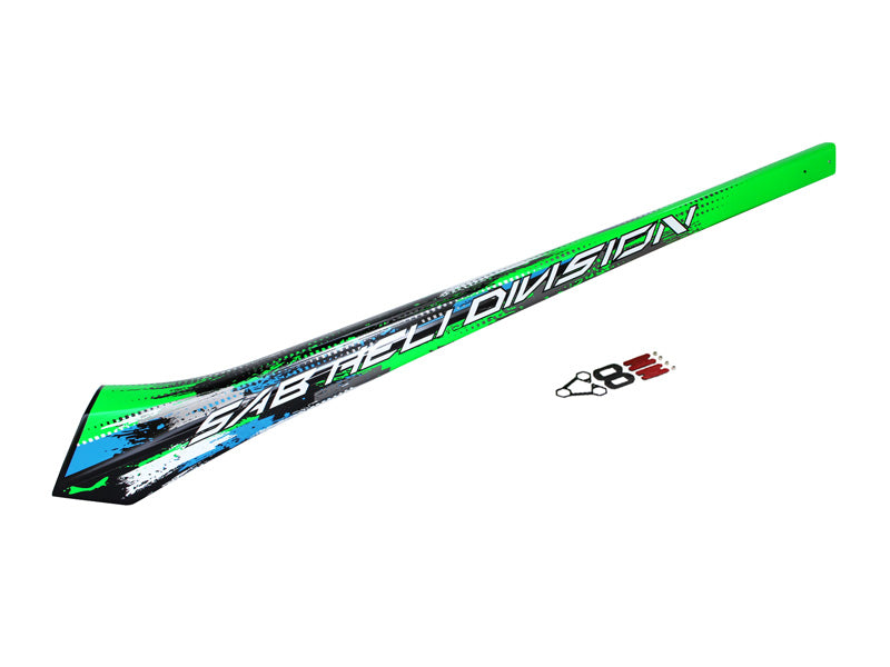 Kraken 700 Carbon Fiber Tail Boom Green - HeliDirect