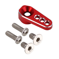INJORA 25T Aluminum Servo Arm Horn for 1/18 TRX4M Stock Servo (4M-12) - RED - HeliDirect