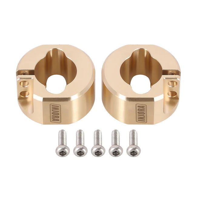 INJORA 2PCS 14g/pcs Brass Rear Axle Counterweights for 1/18 TRX4M - HeliDirect