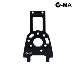 L-MA Precision Aluminum Center Plate (Black) for FW200 - HeliDirect