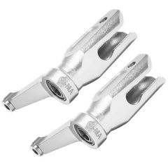 L-MA Precision Aluminum Main Blade Grips Set for InFusion 180 - Silver - HeliDirect