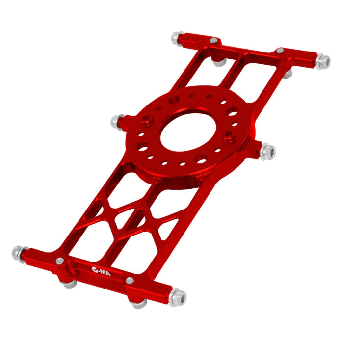 L-MA Precision Aluminum Landing Gear Mount for InFusion 180 - Red - HeliDirect