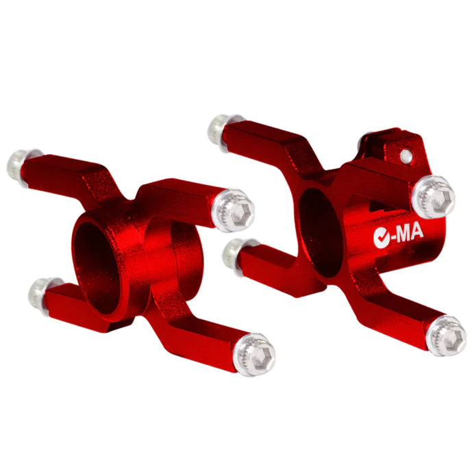 L-MA Precision Aluminum Front Tail Boom Mount for InFusion 180 - Red - HeliDirect