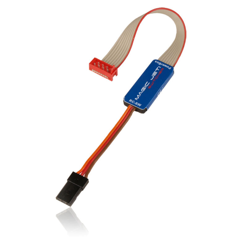 PowerBox Magic Jeti Switch w/Red Connector BaseLog/Evolution/Competition/Cockpit- PBS5610 - HeliDirect