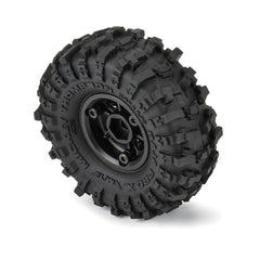 Pro-Line 1/24 Mickey Thompson Baja Pro X F/R 1.0" MTD 7mm Black Holcomb (4) - HeliDirect