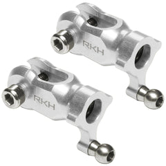 Blade Fusion 180 - Rakonheli CNC Aluminum Tail Blade Grip Set - Silver - HeliDirect