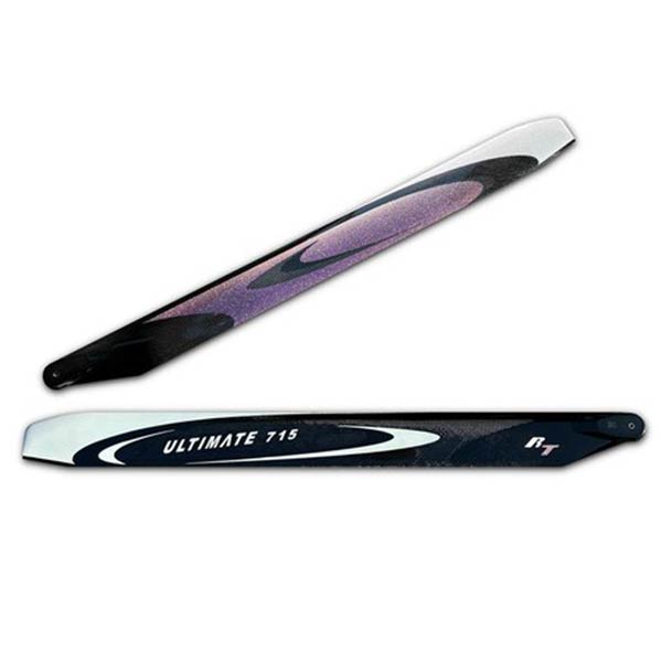 RotorTech 715mm Ultimate Flybarless Main Blade Set - HeliDirect