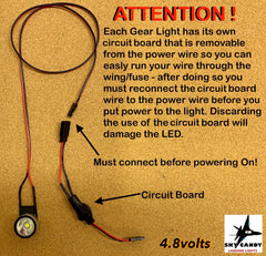 Sky Candy Gear Strut Lights - HeliDirect