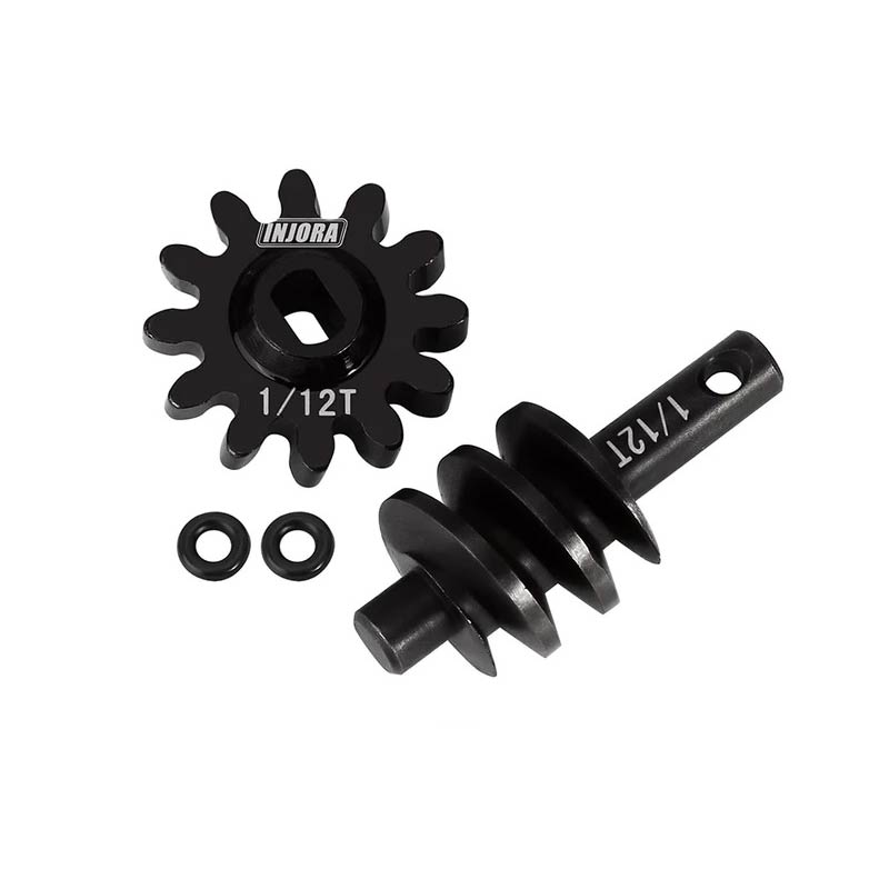 INJORA Overdrive Underdrive Differential Gears 12T OD/UD Gears For SCX24 - HeliDirect