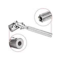 INJORA Steel Front Rear Center Drive Shafts For Axial SCX24 Chevrolet Jeep Wrangler Bronco (Silver) - HeliDirect