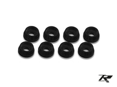 Tron 5.8/Nitron Black Anodized Washers / 2.5mm x 8 - HeliDirect