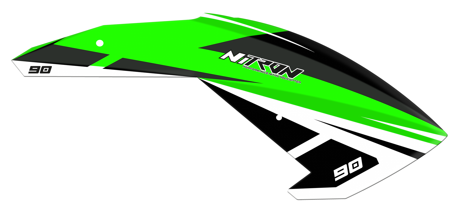 NiTron90 Canopy - Green - HeliDirect