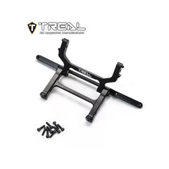 Treal Alu 7075 Rear Bumper Mount & Rear Body Post Mount For Axial SCX24 Chevrolet C10 Upgrades (Black) - HeliDirect