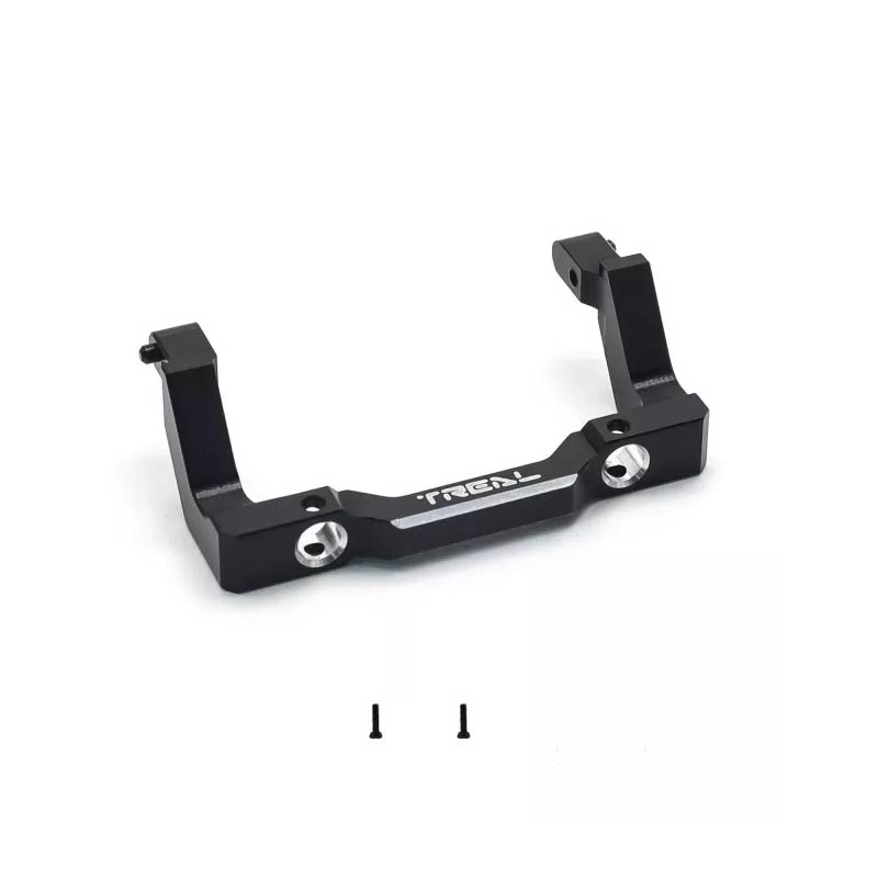 Treal Axial SCX24 Gladiator Front Bumper Mount Alu 7075 (Black) - HeliDirect