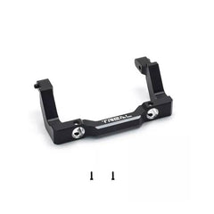 Treal Axial SCX24 Gladiator Front Bumper Mount Alu 7075 (Black) - HeliDirect