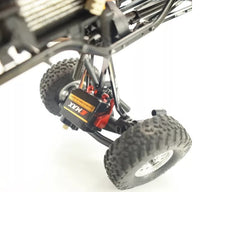 Treal Servo Mount Compatible EMAX Servo Alu 7075 For Axial SCX24 Deadbolt C10 Gladiator Bronco (Red) - HeliDirect