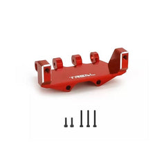 Treal Servo Mount Compatible EMAX Servo Alu 7075 For Axial SCX24 Deadbolt C10 Gladiator Bronco (Red) - HeliDirect