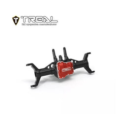 Treal Alu 7075 Front Axle Housing - Caster Blocks (C-Hubs) For Traxxas 1/18 TRX-4M Defender Bronco (Black) - HeliDirect