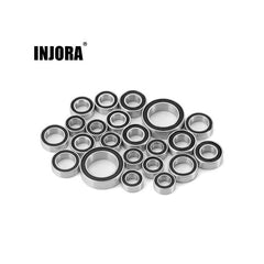 INJORA Sealed Steel Bearing Kit For 1/18 Traxxas TRX4M - 22PCS - HeliDirect