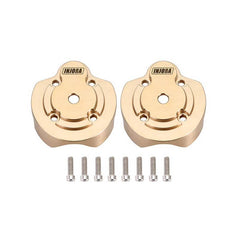 INJORA Brass Outer Portal Housing Covers Counter Weight For 1/18 UTB18 Capra Front & Rear - 2 PCS - HeliDirect