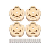 INJORA Brass Outer Portal Housing Covers Counter Weight For 1/18 UTB18 Capra Front & Rear - 4 PCS - HeliDirect