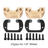 INJORA 27g Brass Counterweight Portal Weights For 1/18 UTB18 Capra (UTB18-14A) - HeliDirect