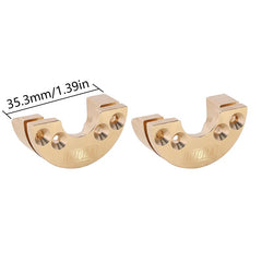 INJORA 27g Brass Counterweight Portal Weights For 1/18 UTB18 Capra (UTB18-14A) - HeliDirect